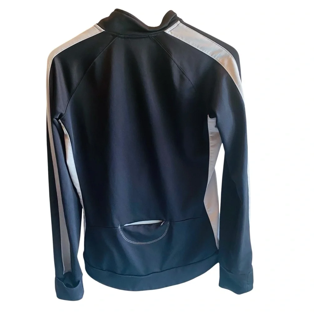 ALO Yoga CoolFit Women's Kata Performance Jacket black gray running zip athletic - Picture 2 of 7